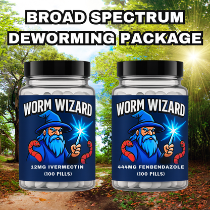 IVERMECTIN & FENBENDAZOLE - Full Deworming Package